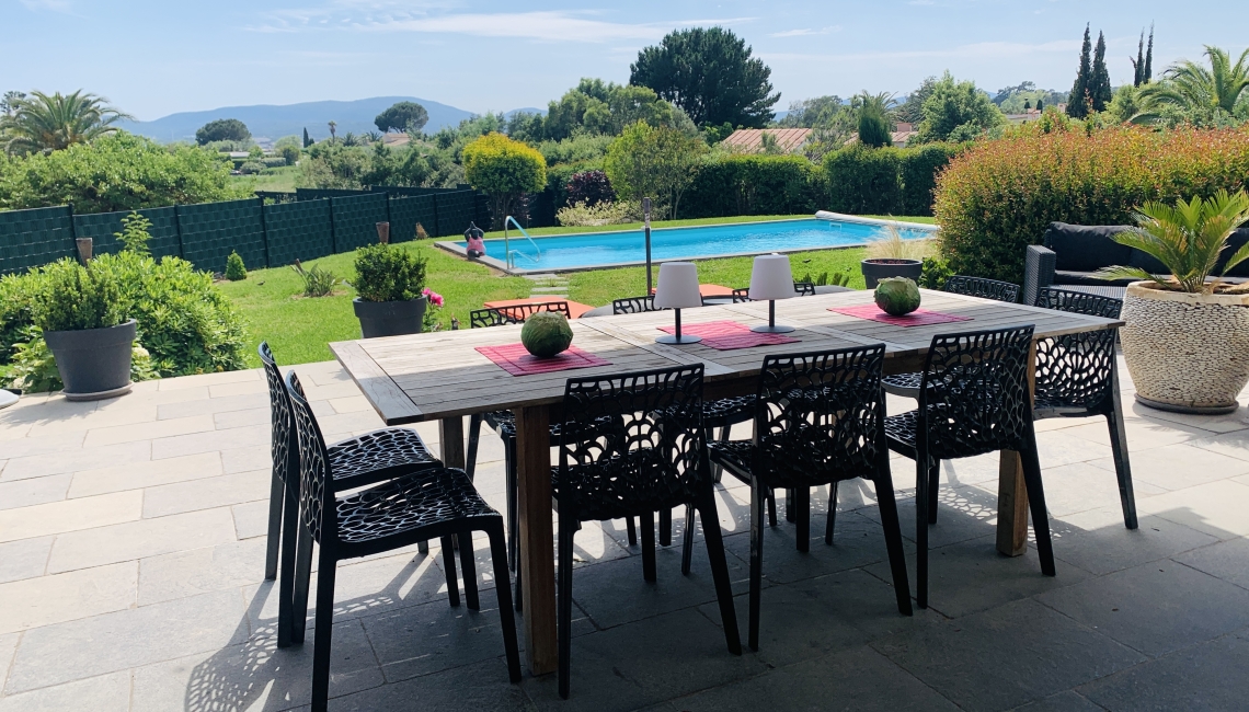 Terrasse Villa Azur Beauvallon Properties